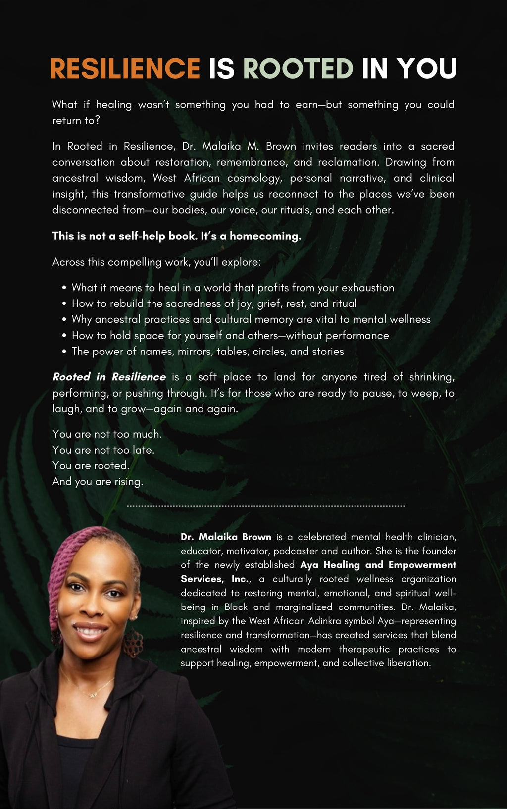 Rooted in Resilience: A Journey to Collective Healing