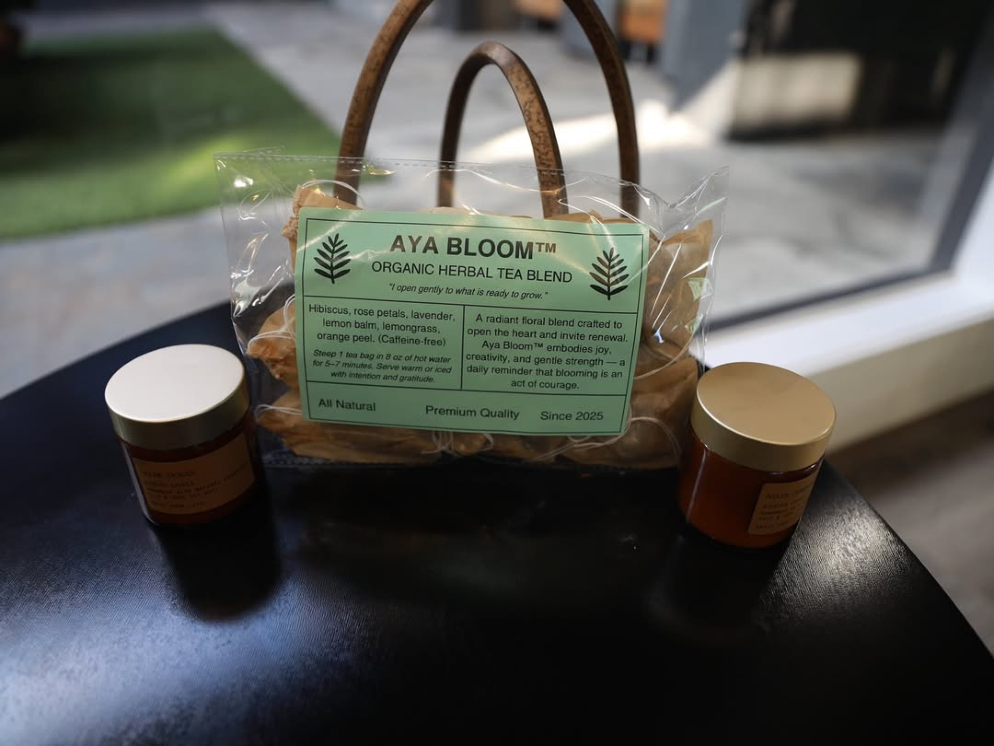 Aya Bloom™ Custom Blended Herbal Tea | Floral, Bright, Caffeine Free