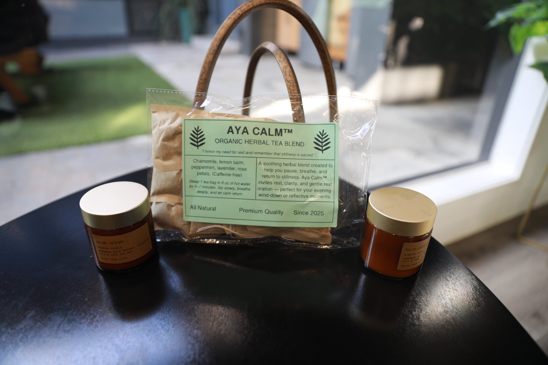 Aya Calm™ Custom Blended Tea | Evening Wind Down Herbal Blend