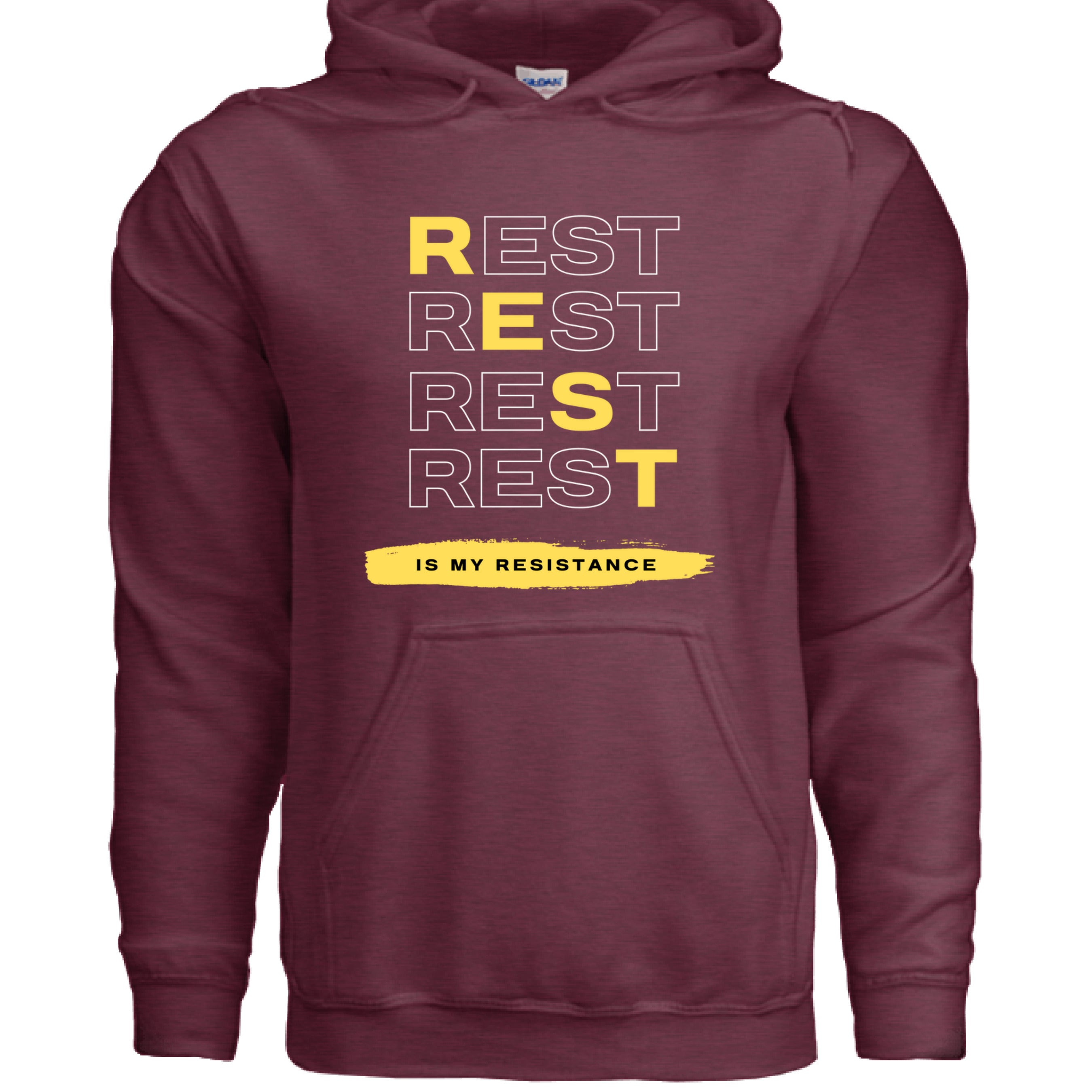 Heather Sport Dark Maroon - FRONT